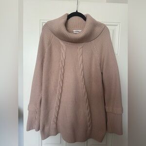 Calvin Klein Blush Cowl Neck Sweater XL